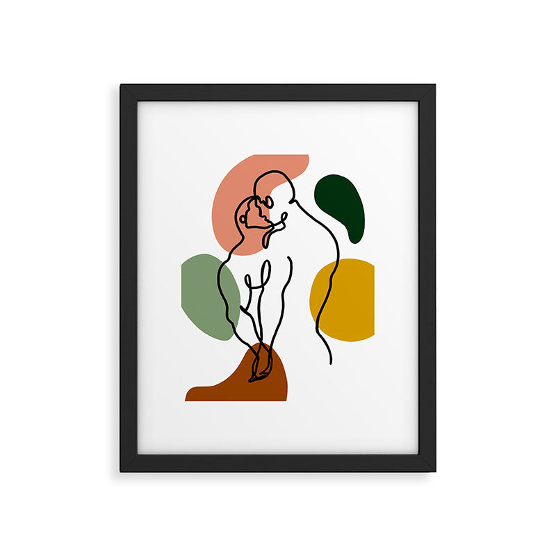 NOODDOODs Lines 3 Framed Art Print Gallery Image 4