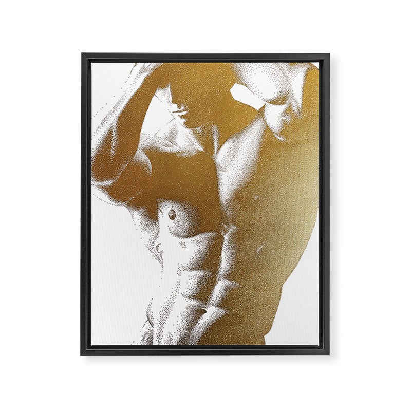 Obscured 2 - Painting Framed Canvas Print Gallery Image 3