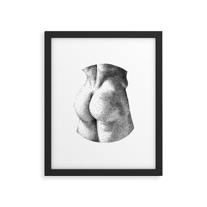 Peachy 2 NOODDOOD Framed Art Print Gallery Image 1