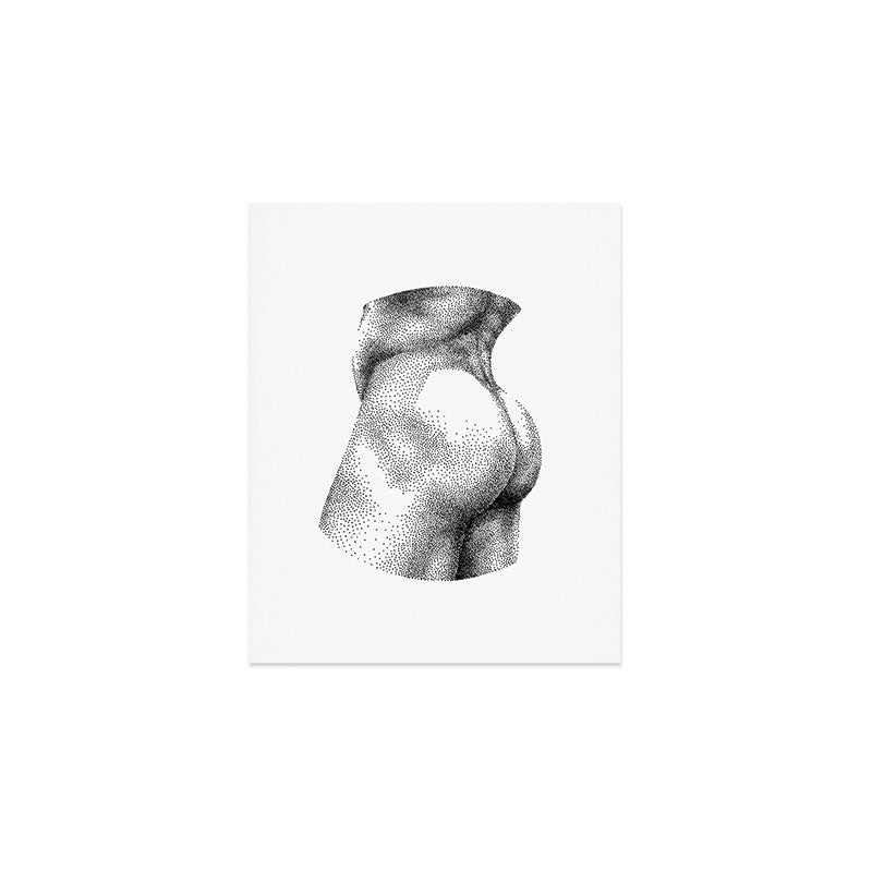 Peachy NOODDOOD Art Print Gallery Image 1