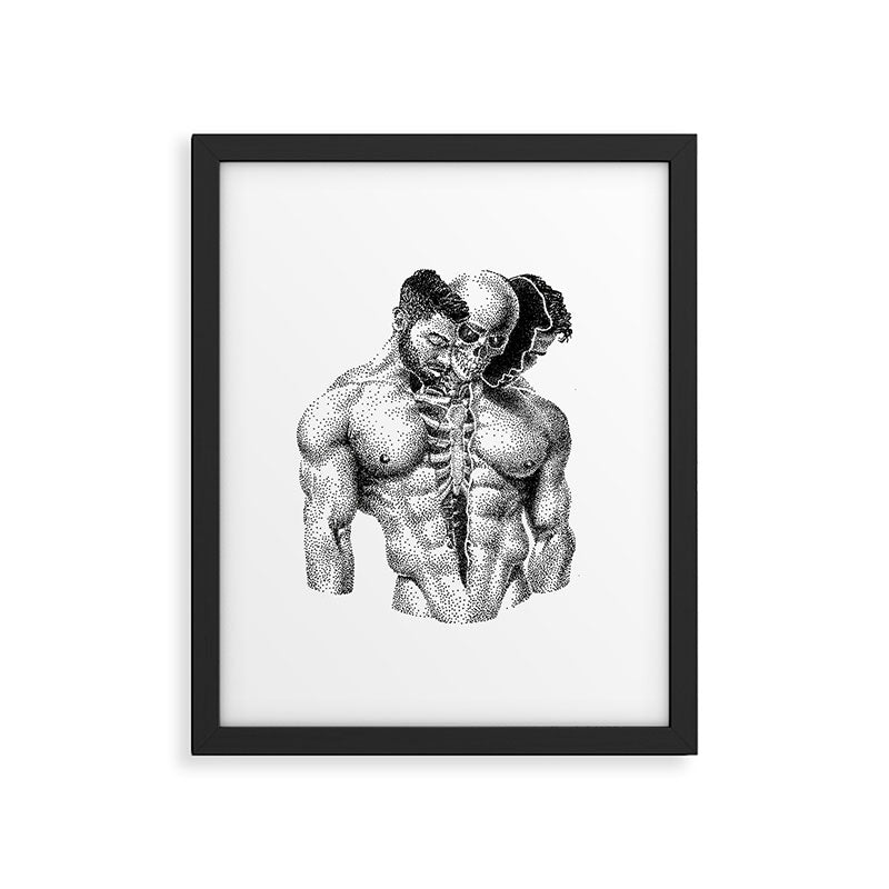 Split 5 SPOOKYDOOD Framed Art Print Gallery Image 4