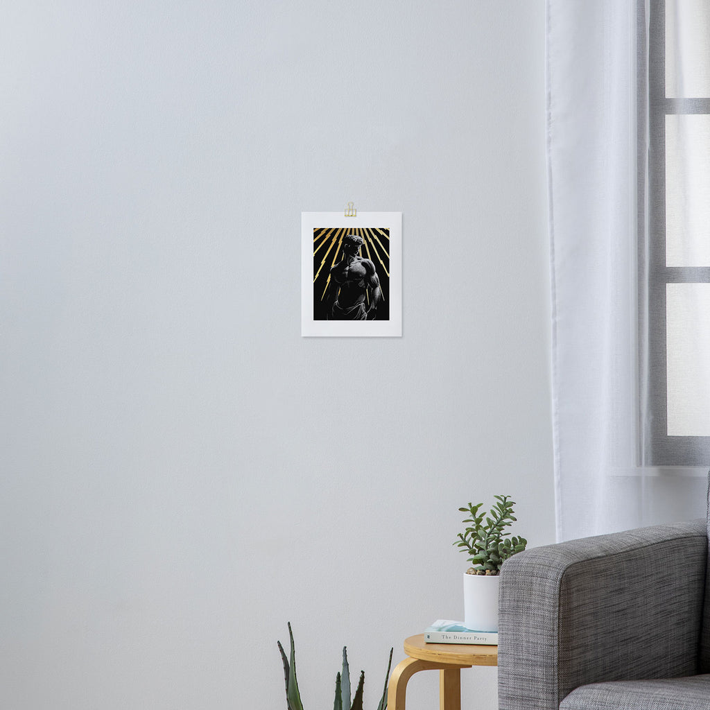 Strength of Zeus (Gold doesn't print shiny) Art Print Gallery Image 3