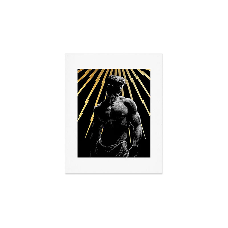 Strength of Zeus (Gold doesn't print shiny) Art Print Gallery Image 1