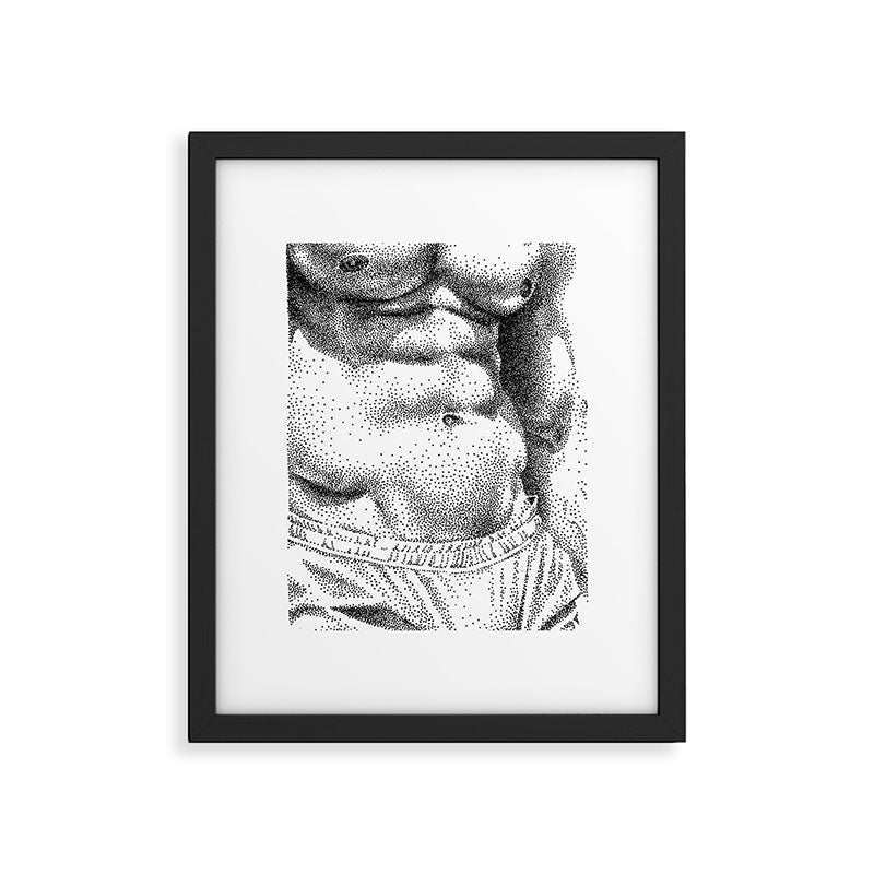 Sweatpants - NOODDOODs Framed Art Print Gallery Image 4