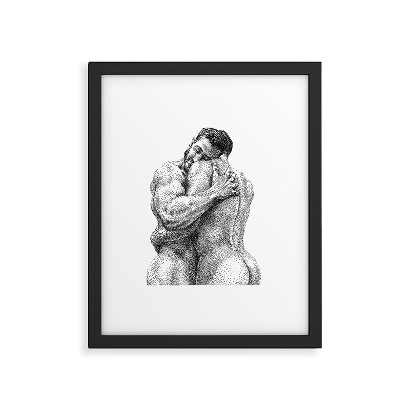The Lovers - NOODDOODs Framed Art Print Gallery Image 4