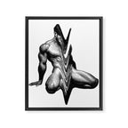Wavy 3 NOODDOODs Framed Canvas Print Gallery Image 3