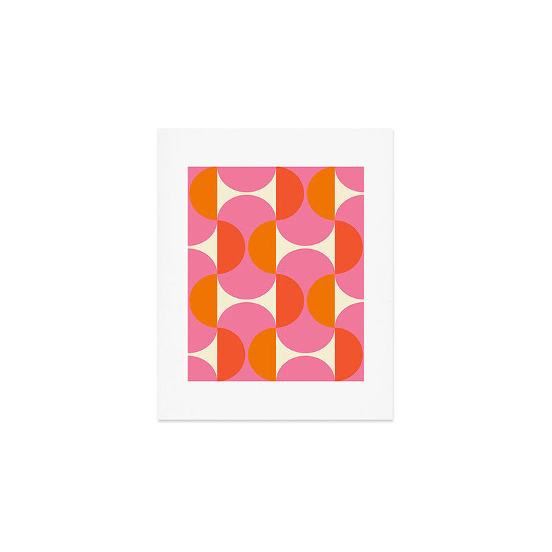 Capsule Sixties Retro with white background Art Print Gallery Image 1