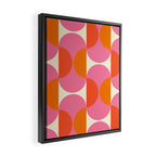 Capsule Sixties Retro with white background Framed Canvas Print Gallery Image 2
