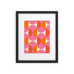 Capsule Sixties Retro with white background Framed Art Print Gallery Image 6