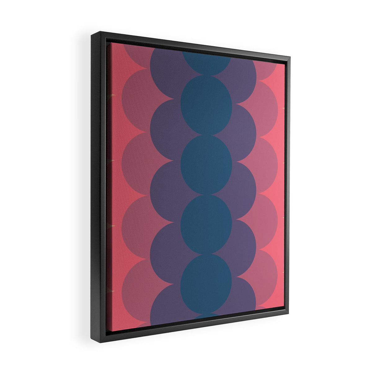 Gradual Sunset Framed Canvas Print Gallery Image 2