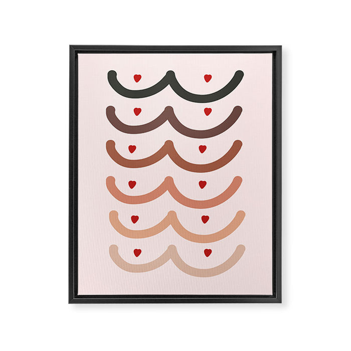 Love Yourself Framed Canvas Print Gallery Image 1