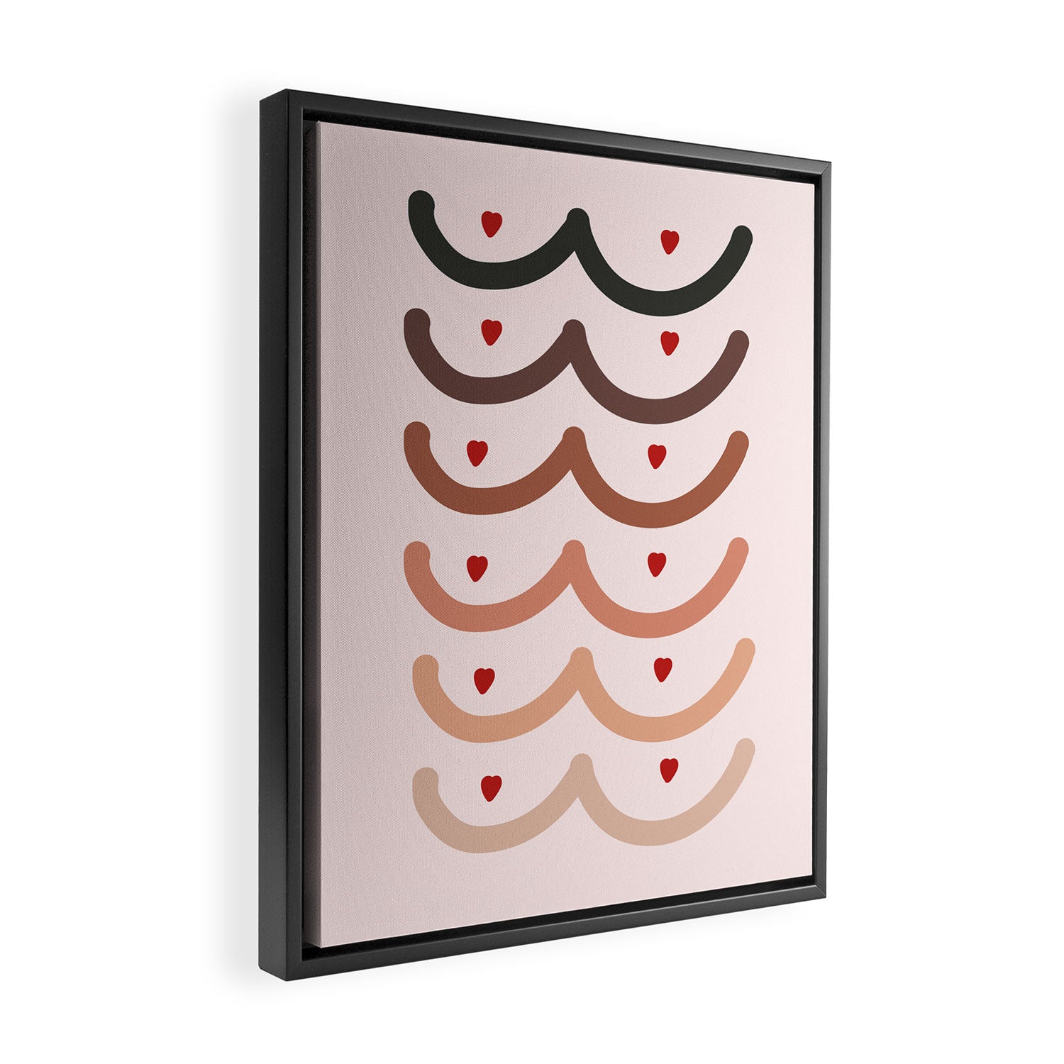 Love Yourself Framed Canvas Print Gallery Image 2