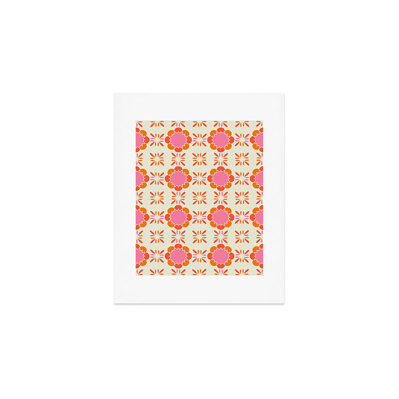 Sixties Tile Art Print Gallery Image 1