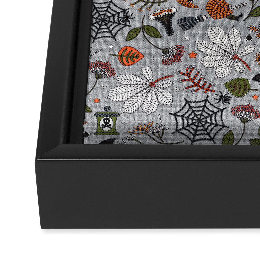 Embroidered halloween Framed Canvas Print Gallery Image 3