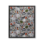 Embroidered halloween Framed Canvas Print Gallery Image 8