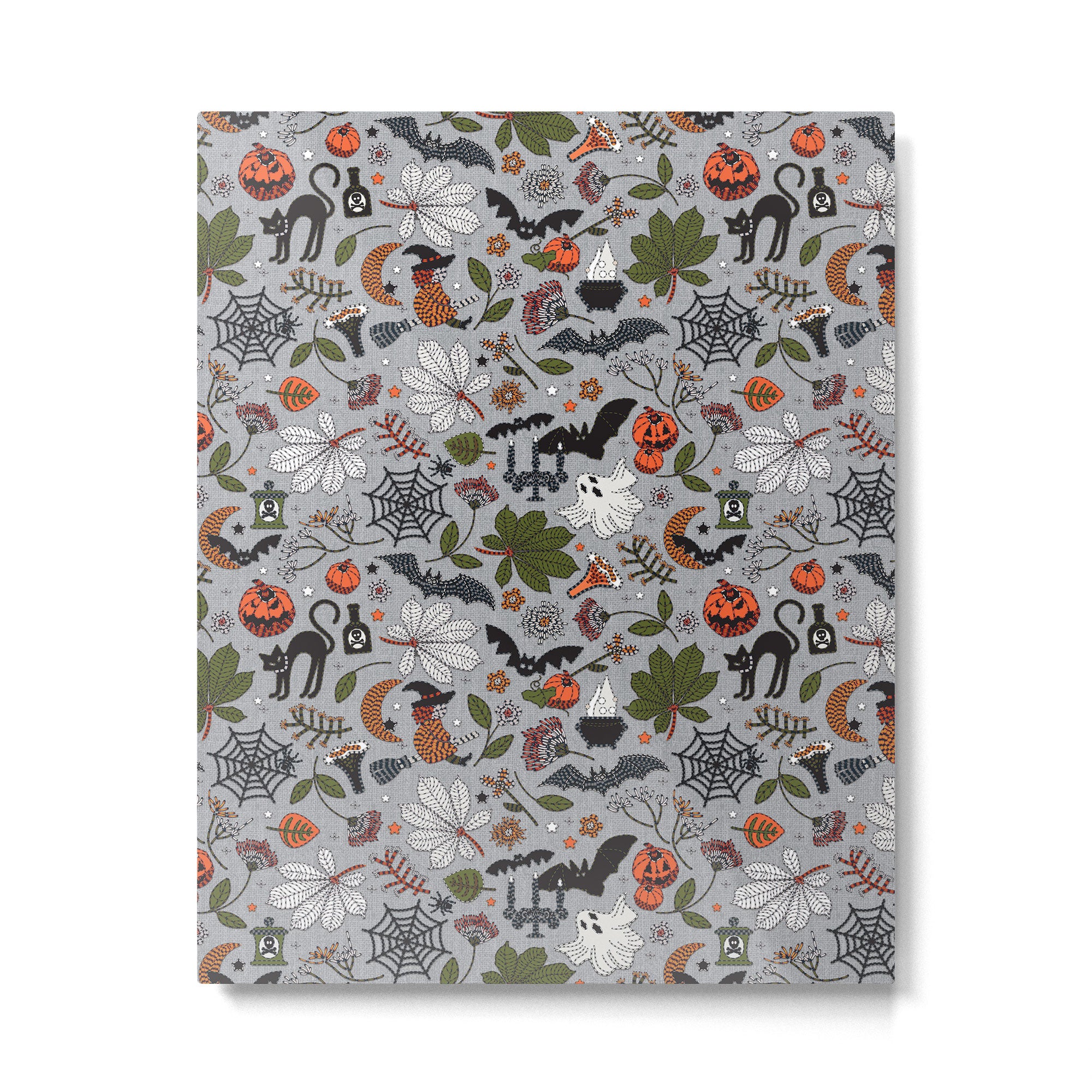 Embroidered halloween Metal Print Gallery Image 6