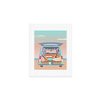 Beach Van Art Print Gallery Image 1