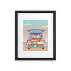 Beach Van Framed Art Print Gallery Image 6