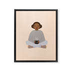 Day off Framed Canvas Print Gallery Image 8