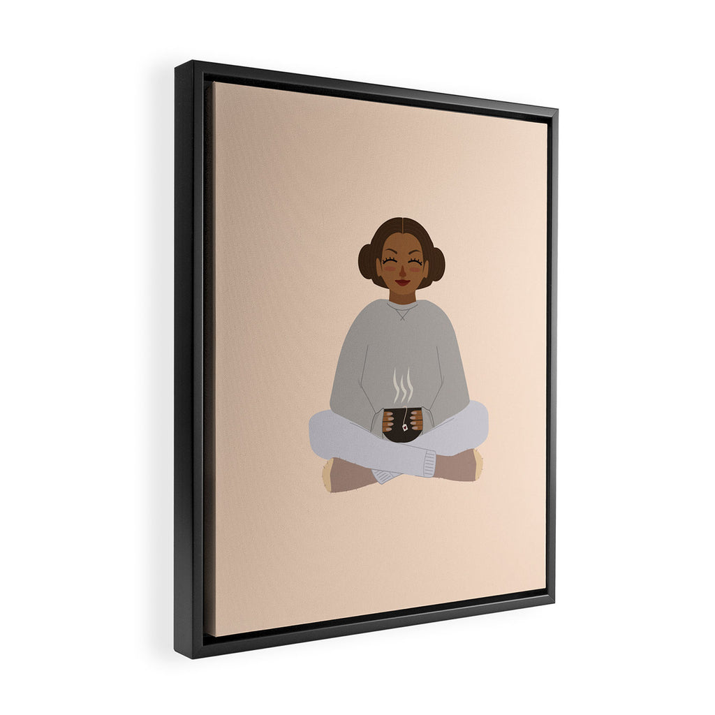 Day off Framed Canvas Print Gallery Image 2