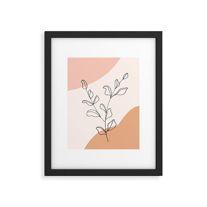 Eucalyptus Line Art Framed Art Print Gallery Image 1