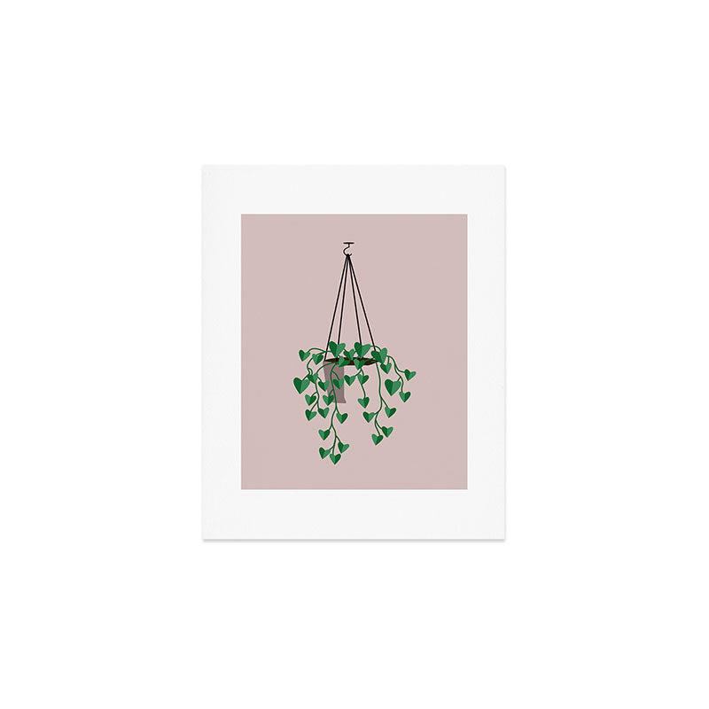 hanging house plant Art Print Gallery Image 1