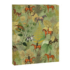 Horseback Riding In The Woods Canvas Print Gallery Image 8