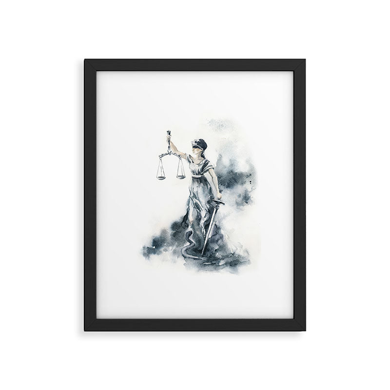 Lady Justice Framed Art Print Gallery Image 5