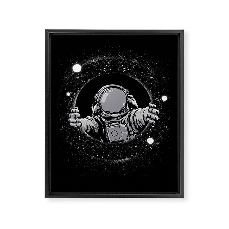 Black Hole Framed Canvas Print Gallery Image 6