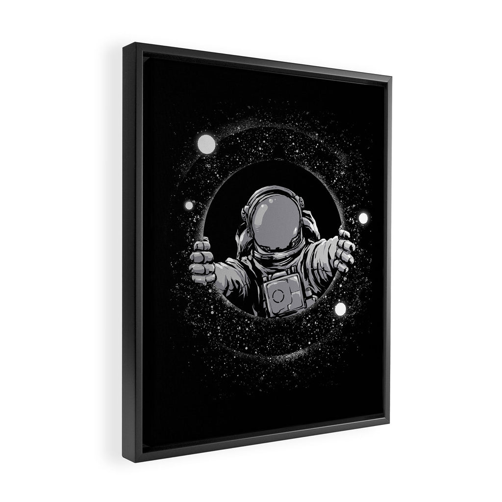 Black Hole Framed Canvas Print Gallery Image 2