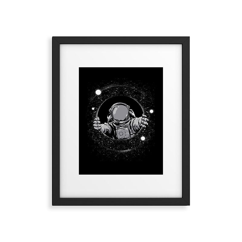 Black Hole Framed Art Print Gallery Image 4