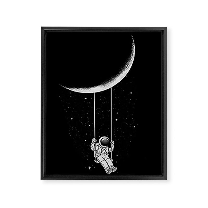 Moon Swing Framed Canvas Print Gallery Image 8