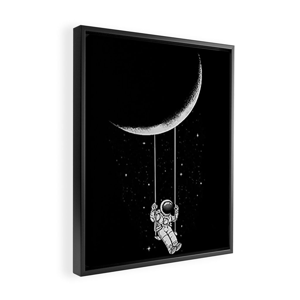 Moon Swing Framed Canvas Print Gallery Image 2