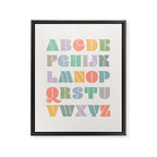 ABCs - Alphabet Framed Canvas Print Gallery Image 6