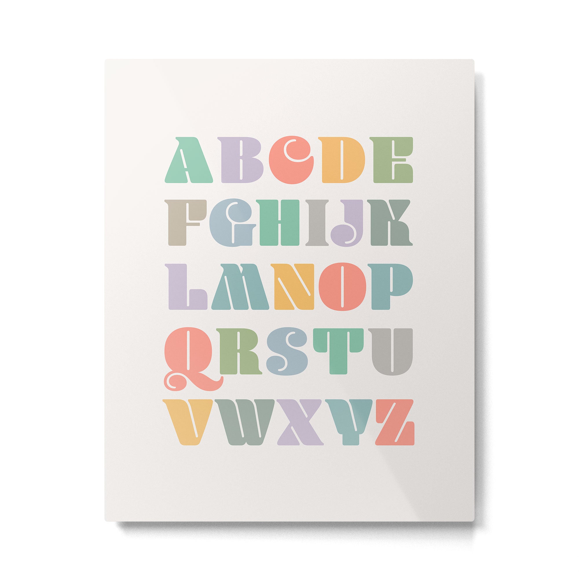 ABCs - Alphabet Metal Print Gallery Image 4