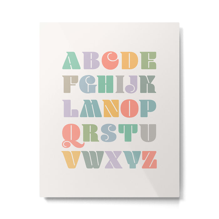 ABCs - Alphabet Metal Print Gallery Image 1