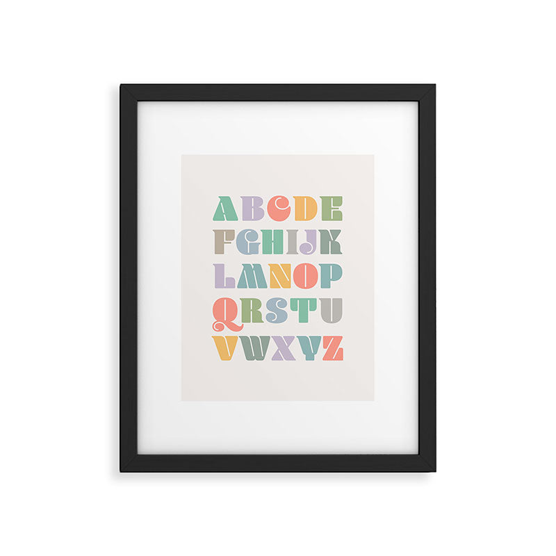 ABCs - Alphabet Framed Art Print Gallery Image 5