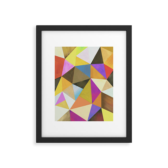 Abstract Angles Framed Art Print Gallery Image 1