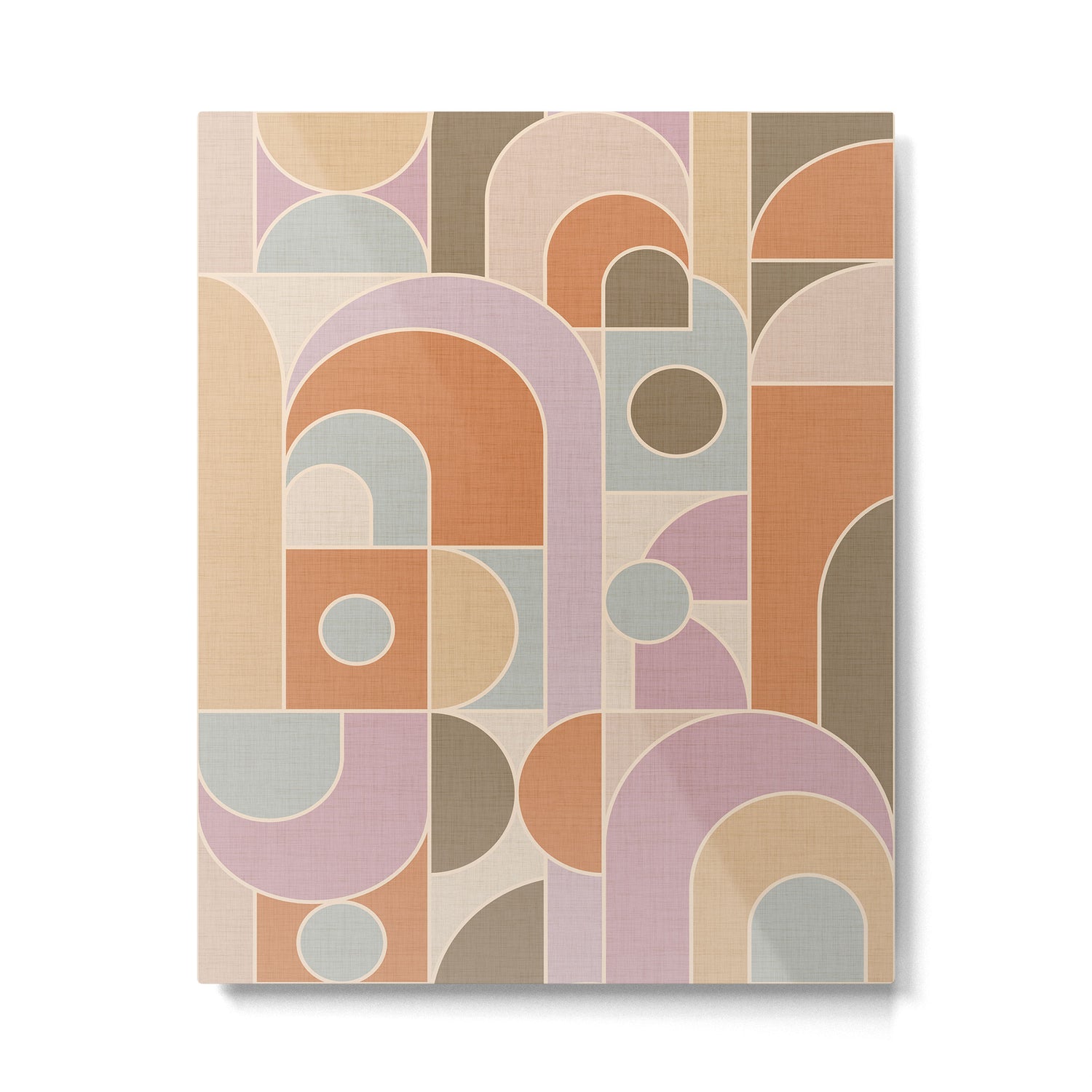 Abstract bauhaus Shapes Metal Print Gallery Image 4