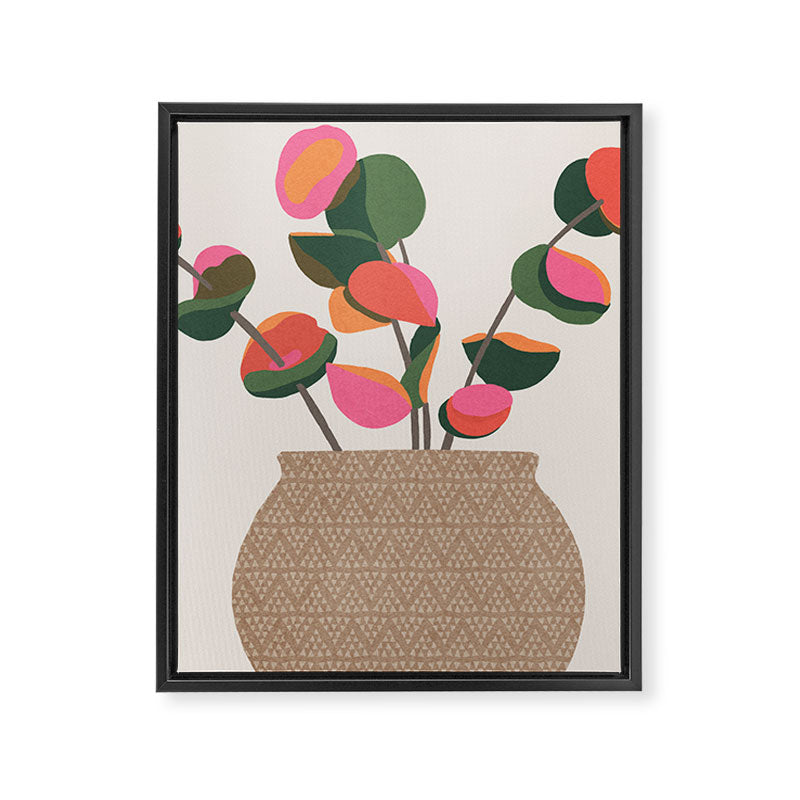 Abstract Eucalyptus Leaves III Framed Canvas Print Gallery Image 8