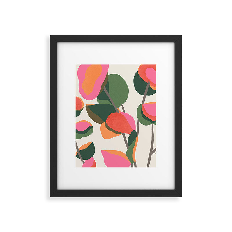 Abstract Eucalyptus Leaves Framed Art Print Gallery Image 6