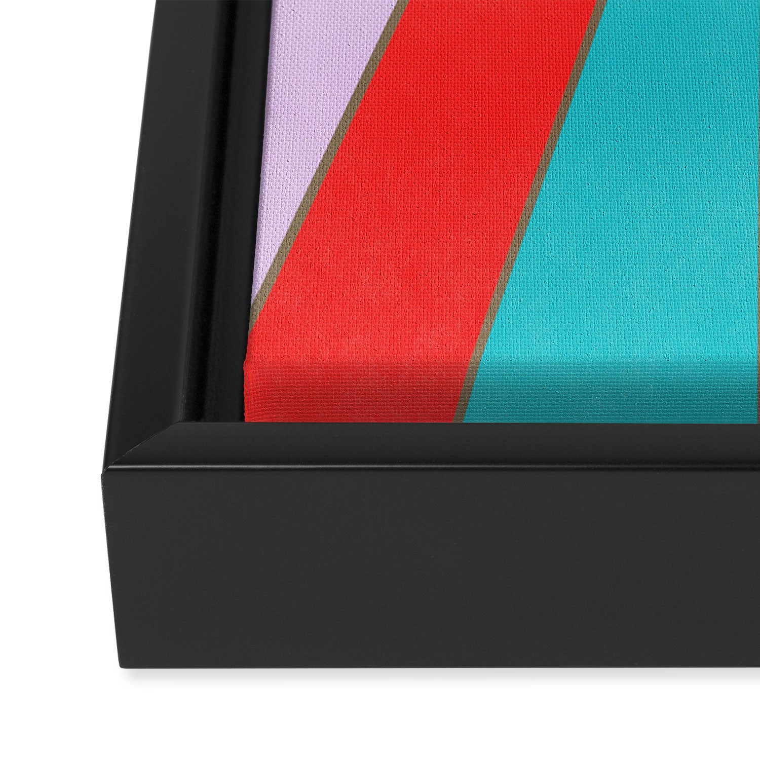 Abstract Geometric Framed Canvas Print Gallery Image 3