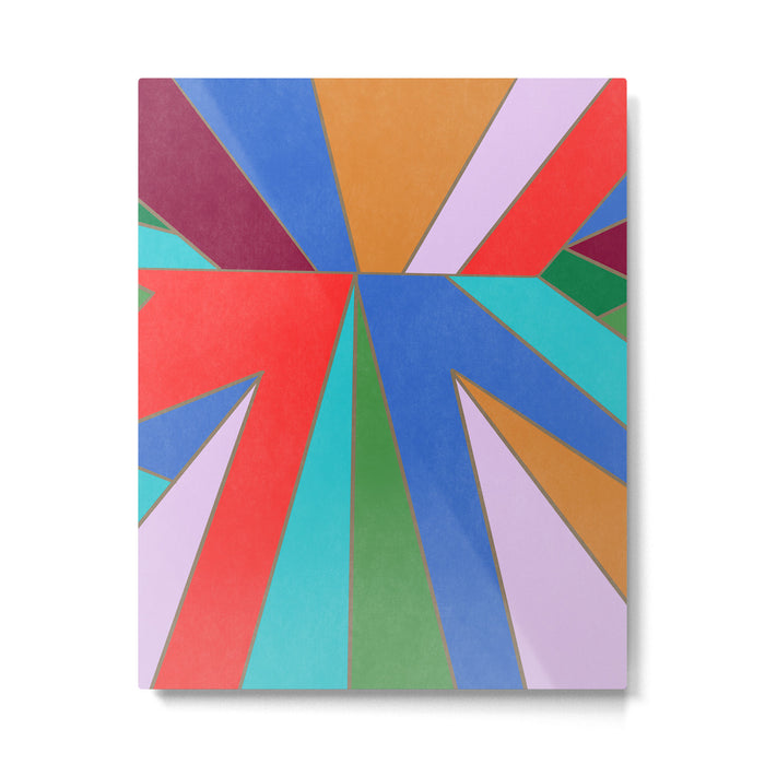 Abstract Geometric Metal Print Gallery Image 1