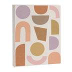 Bauhaus Geo Shapes - Fall Colors Canvas Print Gallery Image 8
