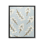 Berries and Branches - Light Blue Framed Canvas Print Gallery Image 8