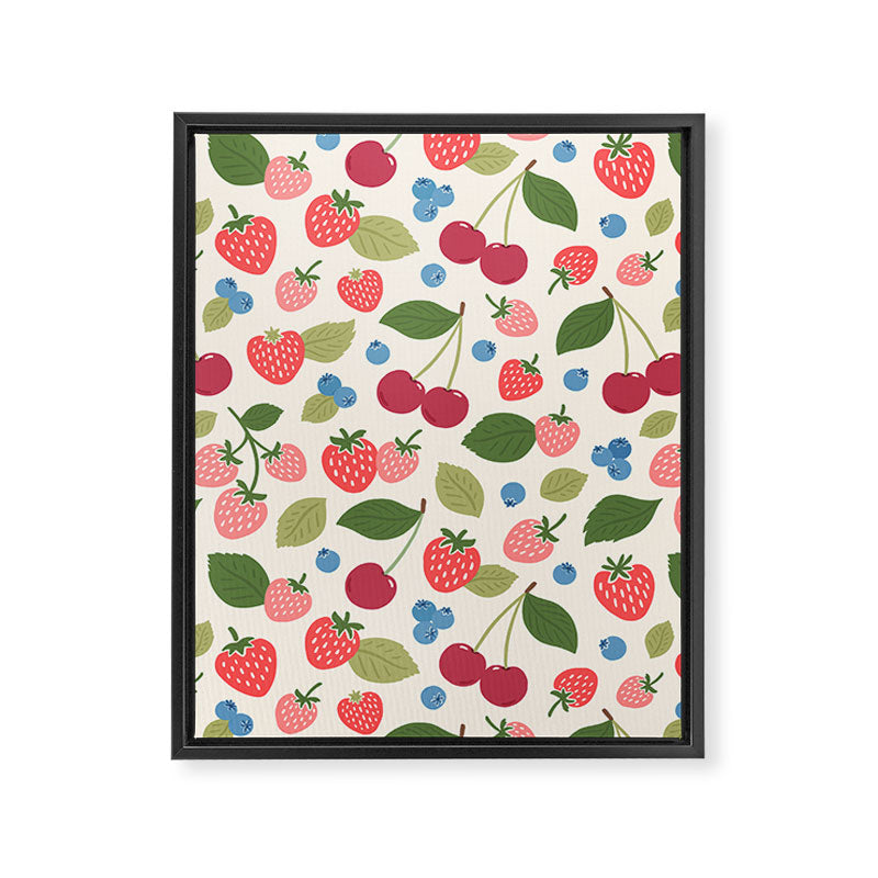 Berry Cherry Harvest Framed Canvas Print Gallery Image 8