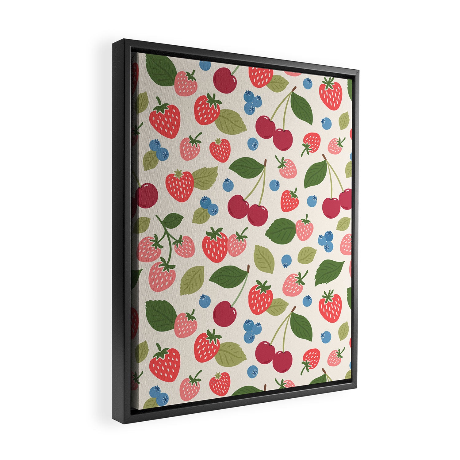 Berry Cherry Harvest Framed Canvas Print Gallery Image 2