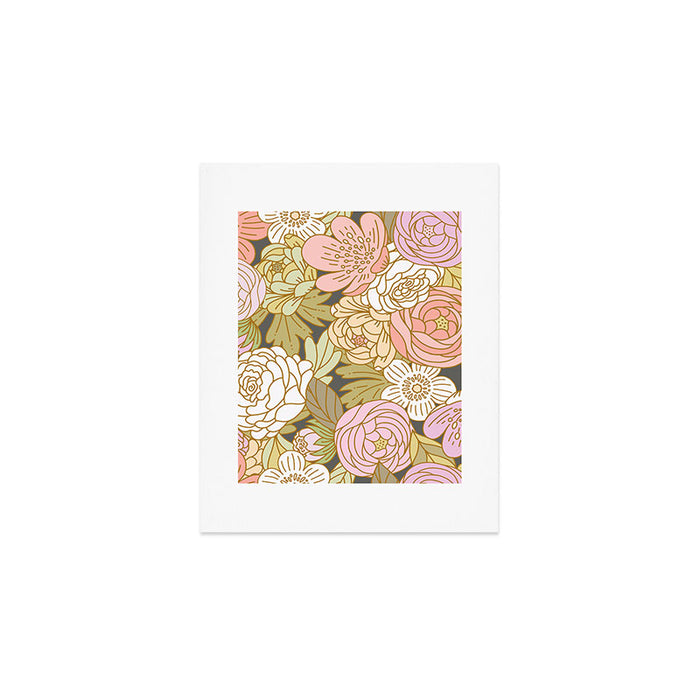 Boho Blooms | Pastel Fall Colors Art Print Gallery Image 1