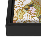 Boho Blooms | Pastel Fall Colors Framed Canvas Print Gallery Image 3
