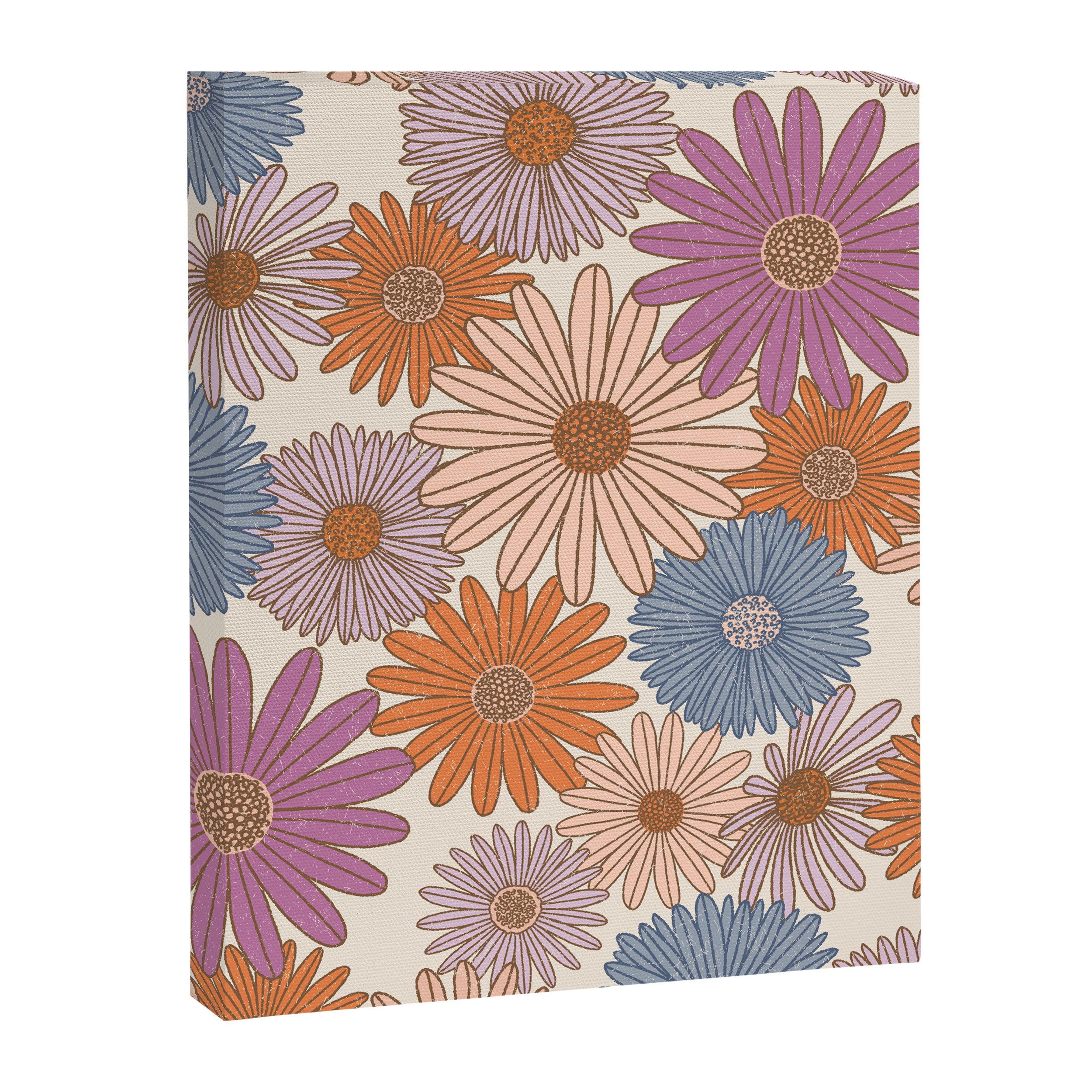 Boho Harvest Blooms - Cream Canvas Print Gallery Image 8